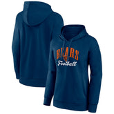 Chicago Bears Women's Victory Script Pullover Hoodie - Navy sale