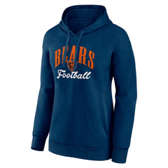 Chicago Bears Women's Victory Script Pullover Hoodie - Navy sale