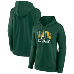 Green Bay Packers Women's Victory Script Pullover Hoodie - Green for sale
