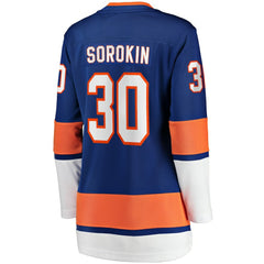 Ilya Sorokin New York Islanders Fanatics Women's Home Breakaway Player Jersey Royal