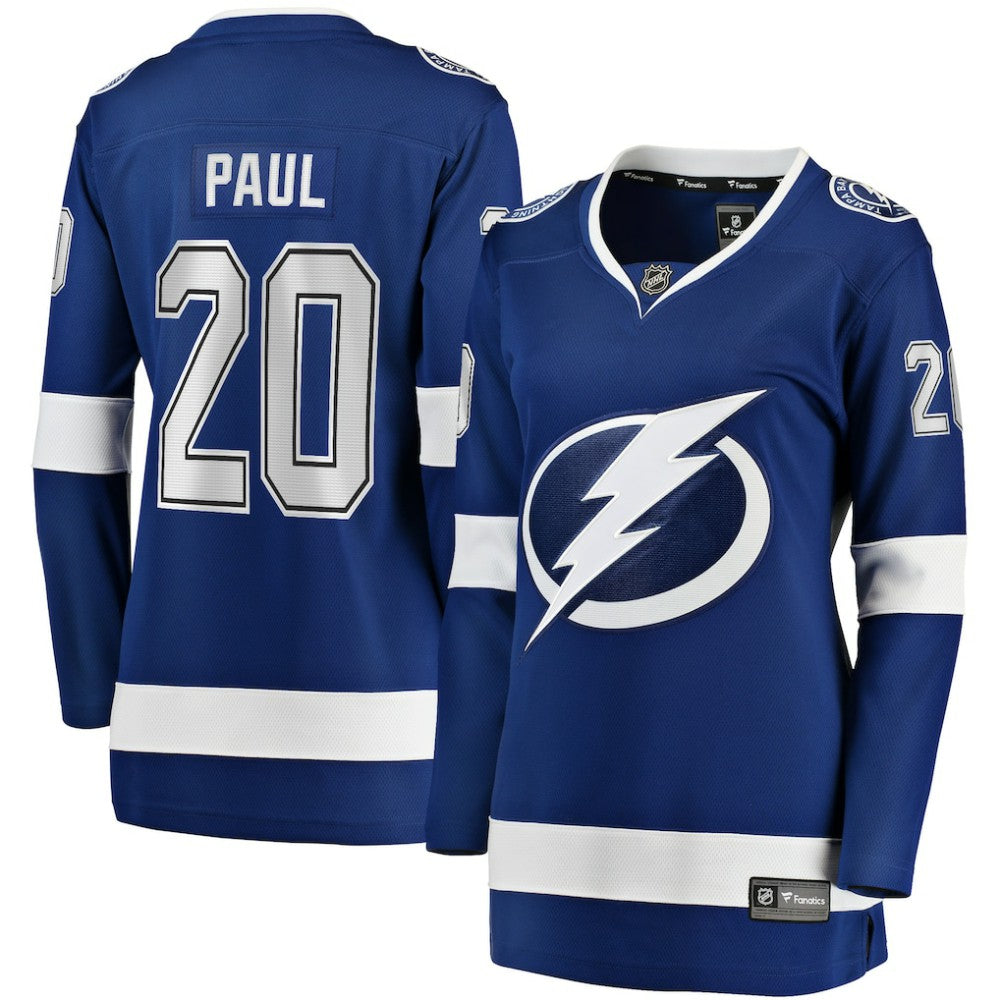 Nicholas Paul Tampa Bay Lightning Fanatics Women's Home Breakaway Player Jersey Blue