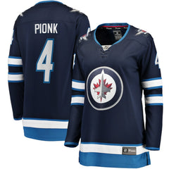 Neal Pionk Winnipeg Jets Fanatics Women's Home Breakaway Player Jersey Navy