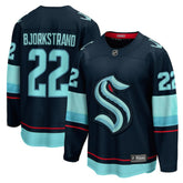 Oliver Bjorkstrand Seattle Kraken Fanatics Home Breakaway Player Jersey Deep Sea Blue