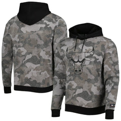 Chicago Bulls Hugo Boss Camo Pullover Hoodie - Black online