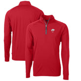 Buffalo Bills Cutter & Buck Adapt Eco Knit Stretch Recycled Big & Tall Quarter-Zip Throwback Pullover Top - Red on sale