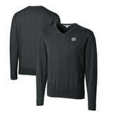 New York Giants Cutter & Buck Throwback Logo Lakemont Tri-Blend Big & Tall V-Neck Pullover Sweater - Heather Charcoal on sale