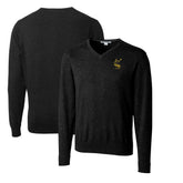 Pittsburgh Steelers Cutter & Buck Throwback Logo Lakemont Tri-Blend Big & Tall V-Neck Pullover Sweater - Black discount
