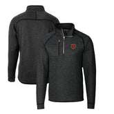 Chicago Bears Cutter & Buck Mainsail Sweater-Knit Big & Tall Half-Zip Pullover Jacket - Heather Charcoal online