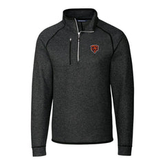Chicago Bears Cutter & Buck Mainsail Sweater-Knit Big & Tall Half-Zip Pullover Jacket - Heather Charcoal online