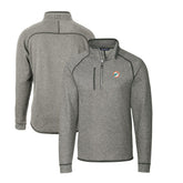 Miami Dolphins Cutter & Buck Mainsail Sweater-Knit Big & Tall Half-Zip Pullover Jacket - Heather Gray online