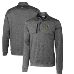 Pittsburgh Steelers Cutter & Buck Stealth Heathered Big & Tall Throwback Logo Quarter-Zip Pullover Top - Steel outlet