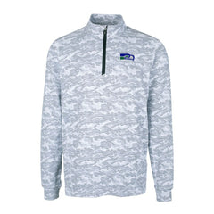 Seattle Seahawks Cutter & Buck Throwback Logo Big & Tall Traverse Camo Print Stretch Quarter-Zip Pullover Top - Charcoal discount