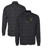 Pittsburgh Steelers Cutter & Buck Throwback Logo Big & Tall Traverse Camo Print Stretch Quarter-Zip Pullover Top - Black outlet
