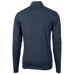 Chicago Bears Cutter & Buck Throwback Logo Virtue Eco Pique Recycled Quarter-Zip Big & Tall Pullover Top - Navy outlet