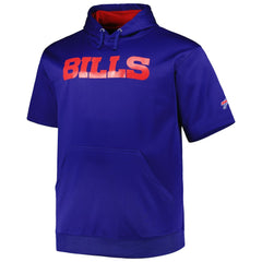 Josh Allen Buffalo Bills Big & Tall Short Sleeve Pullover Hoodie - Royal on sale
