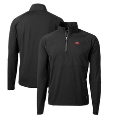 San Francisco 49ers Cutter & Buck Adapt Eco Knit Hybrid Recycled Quarter-Zip Throwback Pullover Top - Black online