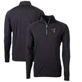 Indianapolis Colts Cutter & Buck Adapt Eco Knit Stretch Recycled Quarter-Zip Throwback Pullover Top - Black for sale