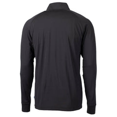 Indianapolis Colts Cutter & Buck Adapt Eco Knit Stretch Recycled Quarter-Zip Throwback Pullover Top - Black for sale