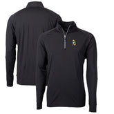 Green Bay Packers Cutter & Buck Adapt Eco Knit Stretch Recycled Quarter-Zip Throwback Pullover Top - Black outlet