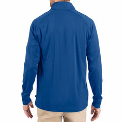 Buffalo Bills Cutter & Buck Adapt Eco Knit Stretch Recycled Quarter-Zip Throwback Pullover Top - Royal online