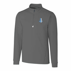 Detroit Lions Cutter & Buck Throwback Logo Traverse Stretch Quarter-Zip Pullover Top - Steel cheap
