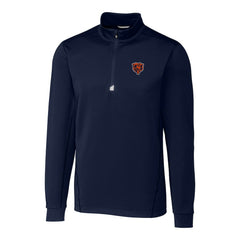 Chicago Bears Cutter & Buck Throwback Logo Traverse Stretch Quarter-Zip Pullover Top - Navy sale