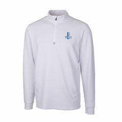 Detroit Lions Cutter & Buck Throwback Logo Traverse Stretch Quarter-Zip Pullover Top - White on sale