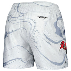Tampa Bay Buccaneers Pro Standard Allover Marble Print Shorts - White discount