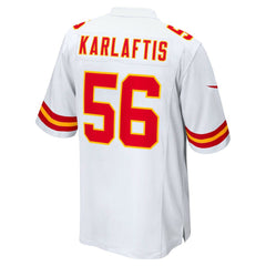 George Karlaftis Kansas City Chiefs Away Game Player Jersey - White | Nike sale