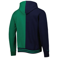 Dallas Mavericks Hardwood Classics Split Pullover Hoodie sale - Navy/Green | Mitchell & Ness shop