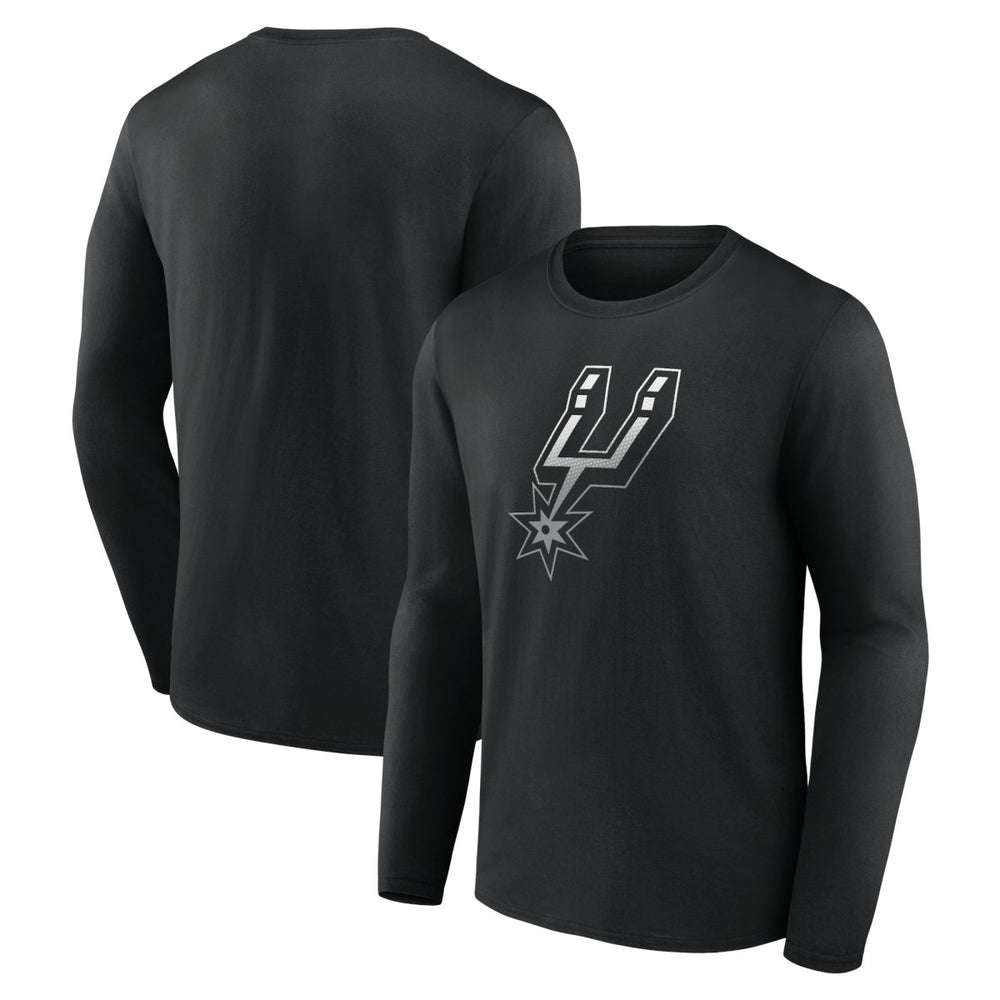 San Antonio Spurs Gradient Logo Long Sleeve T-Shirt - Black for sale