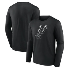 San Antonio Spurs Gradient Logo Long Sleeve T-Shirt - Black for sale