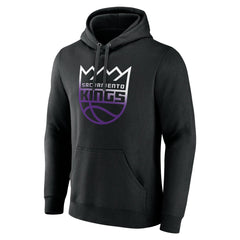 Sacramento Kings Gradient Logo Pullover Hoodie - Black sale