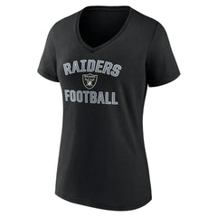Las Vegas Raiders Victory Arch V-Neck T-Shirt - Black for sale
