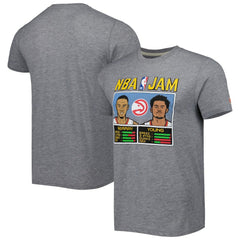 Dejounte Murray & Trae Young Atlanta Hawks Homage NBA Jam Tri-Blend T-Shirt - Gray shop
