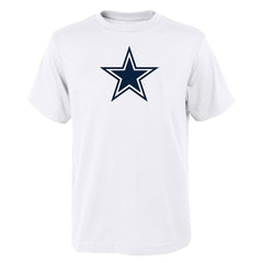 Dallas Cowboys Outerstuff Youth Primary Logo T-Shirt - White for sale