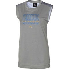 Los Angeles Chargers Women's No Sweat Tank Top - Gray sale