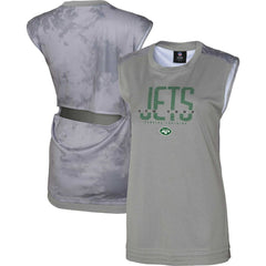New York Jets Women's No Sweat Tank Top - Gray cheap