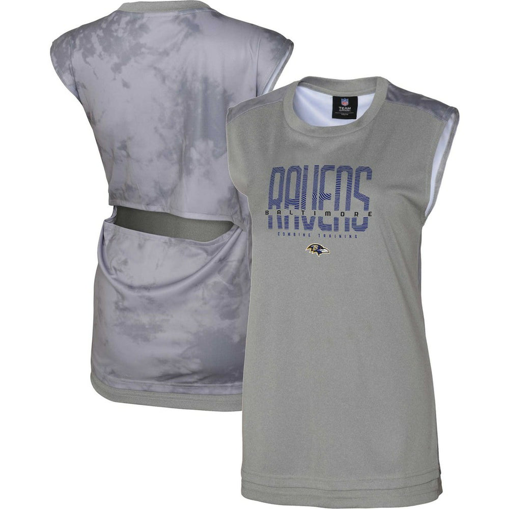 Baltimore Ravens Women's No Sweat Tank Top - Gray sale