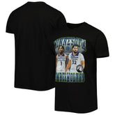 Anthony Edwards & Karl-Anthony Towns Minnesota Timberwolves Stadium Essentials Unisex Player Duo T-Shirt - Black outlet