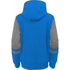Los Angeles Chargers Preschool Stadium Color Block Full-Zip Hoodie - Powder Blue on sale