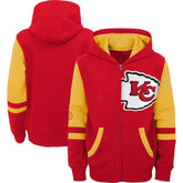 Kansas City Chiefs Preschool Stadium Color Block Full-Zip Hoodie - Red cheap