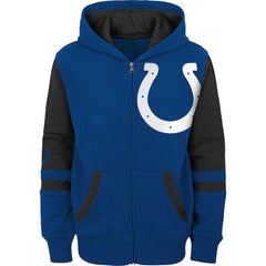 Indianapolis Colts Preschool Stadium Color Block Full-Zip Hoodie - Royal discount