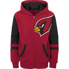 Arizona Cardinals Youth Colorblock Full-Zip Hoodie - Cardinal outlet
