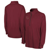 Arizona Cardinals Combine Authentic Raglan Quarter-Zip Top - Cardinal outlet