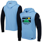 Manchester City Lifestyle Pullover Hoodie - Sky Blue/Navy shop