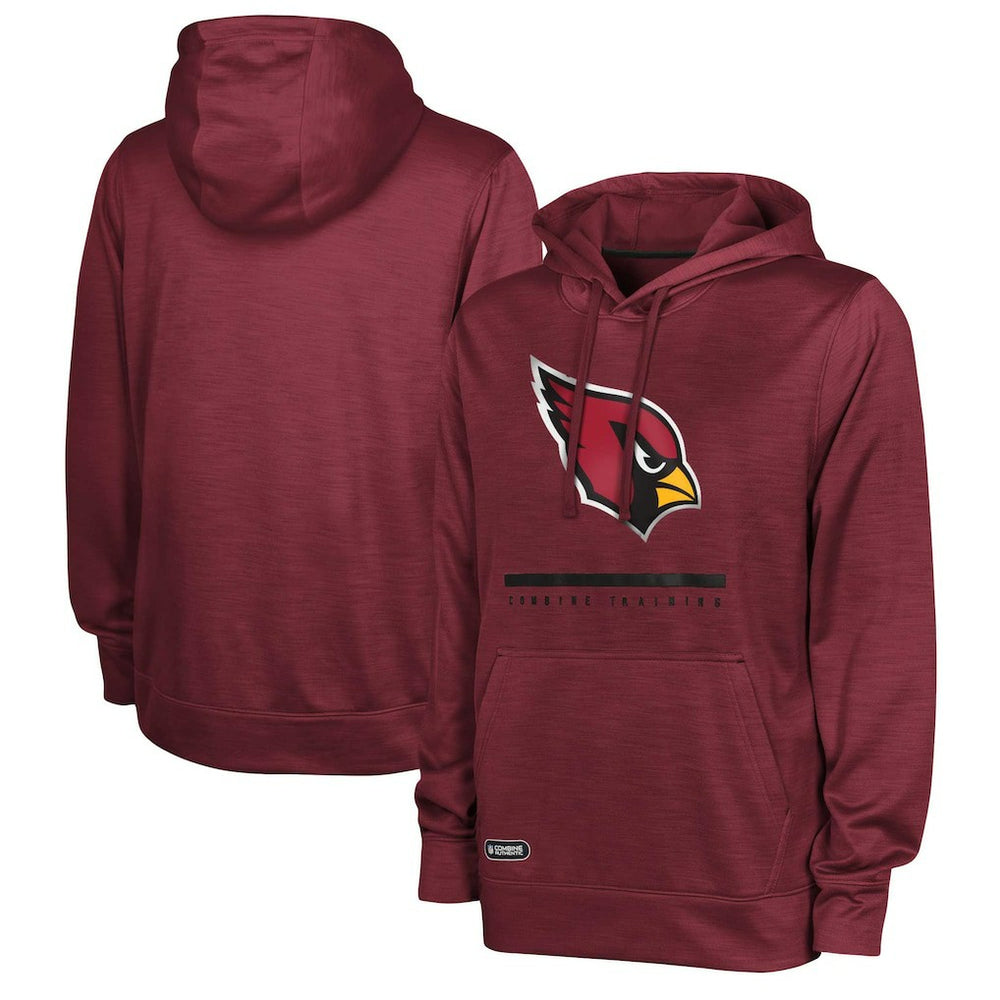 Arizona Cardinals Speed Drill Streak Pullover Hoodie - Cardinal discount
