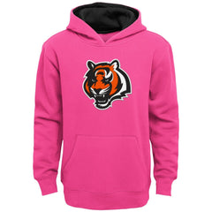 Cincinnati Bengals Girls Youth Prime Pullover Hoodie - Pink outlet