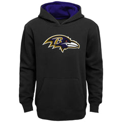 Baltimore Ravens Youth Prime Pullover Hoodie - Black sale