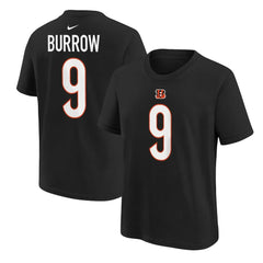 Joe Burrow Cincinnati Bengals Youth Player Name & Number T-Shirt - Black | Nike online